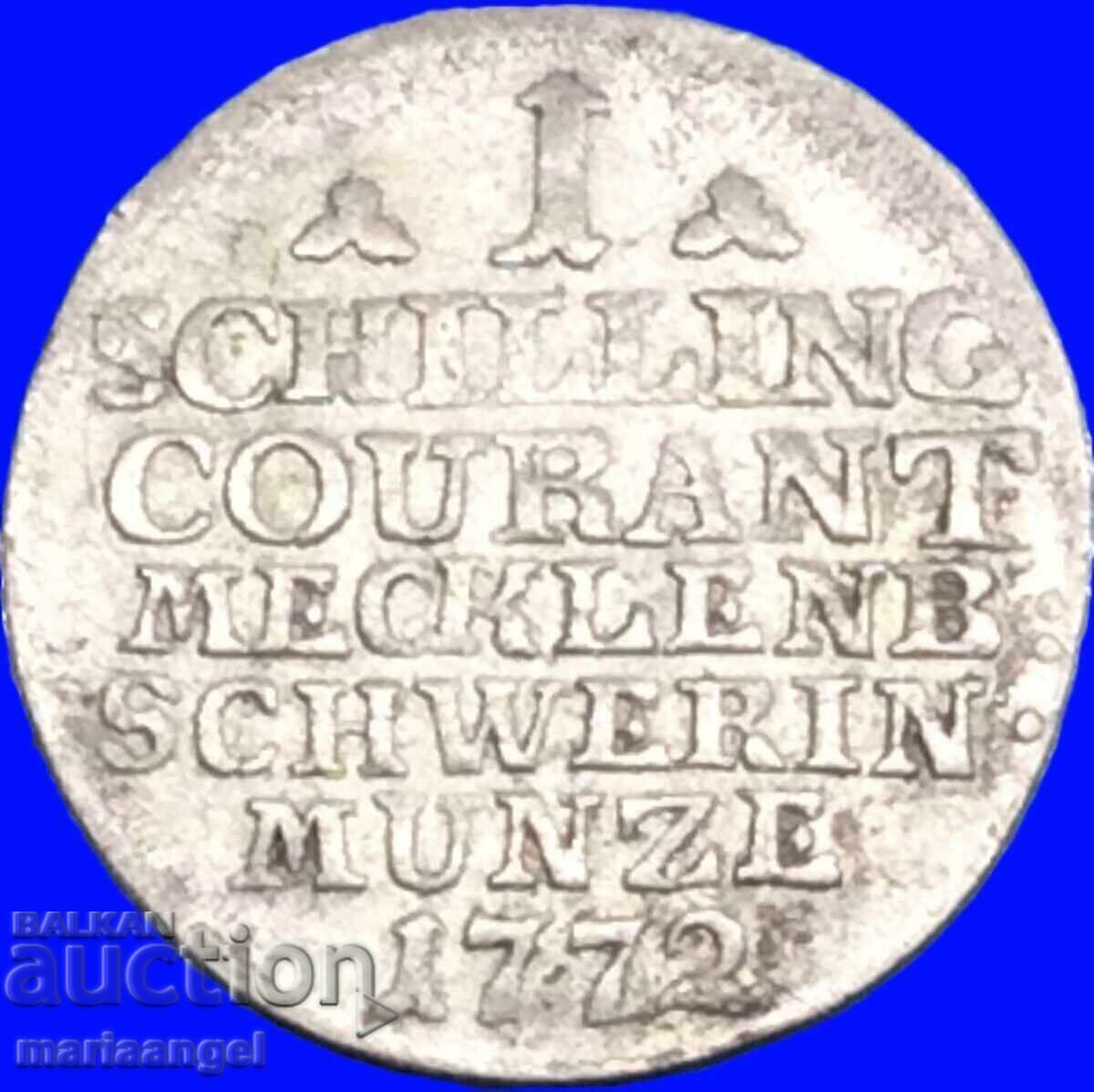 Germania Mecklenburg-Schwerin 1 Șiling 1772 argint - rar cu preț € 26.50 | 51.83 BGN Germania Mecklenburg-Schwerin 1 Șiling 1772 argint - rar cu preț € 26.50 | 51.83 BGN