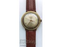 Gold-plated watch. Creation Swiss Mabe. Works