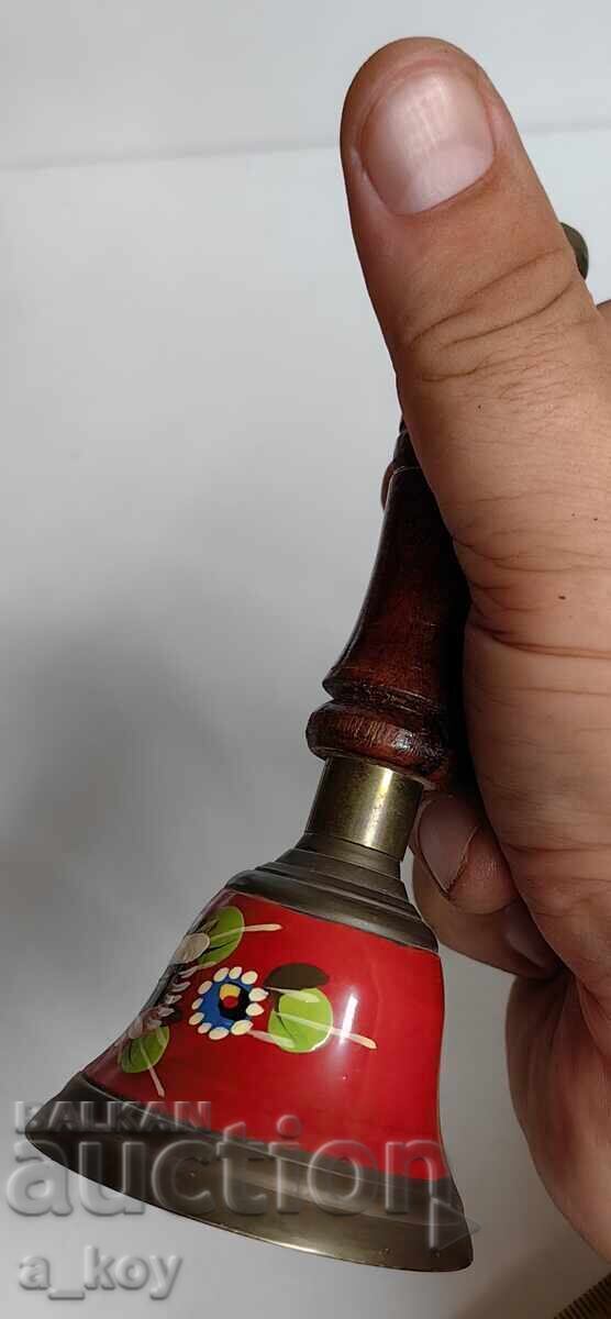 Delivery of BEAUTIFUL HAND-PAINTED BELL METAL AND WOOD