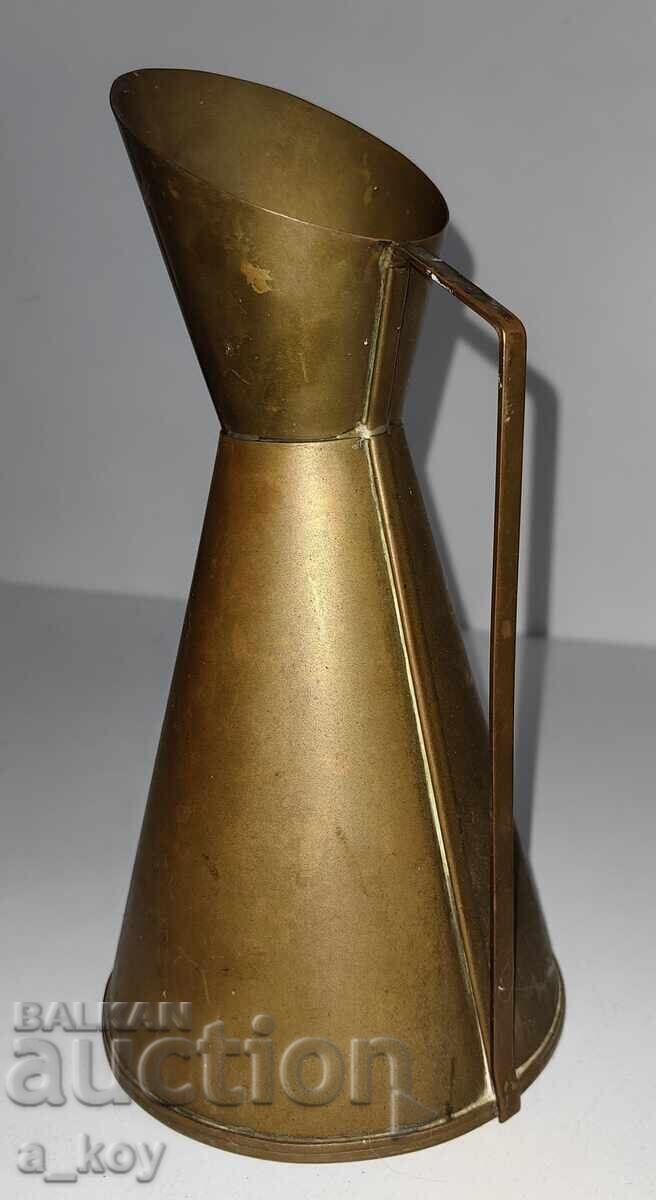 Auction  LARGE METAL COFFEE POT/JEZVE