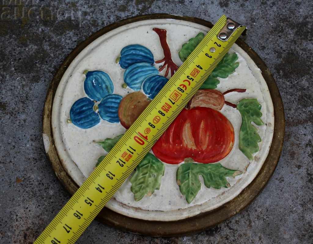 KINGDOM OF BULGARIA OLD PLASTER WALL PANEL DECORATION PLASTER with price € 4.78 | 9.35 BGN