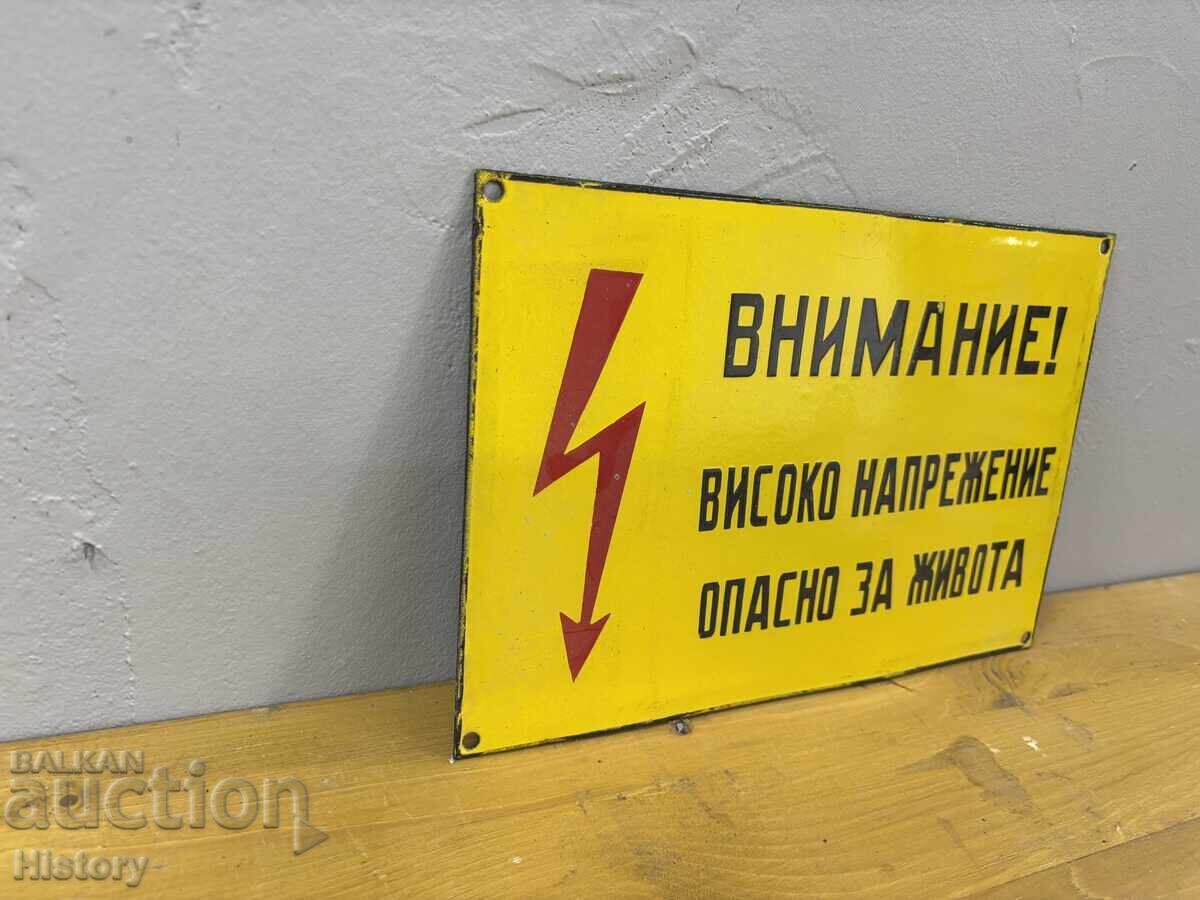 Licitație Placa emailata