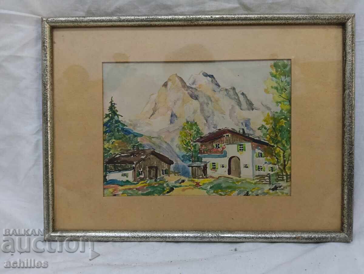 Old watercolor with price € 10.00 | 19.56 BGN