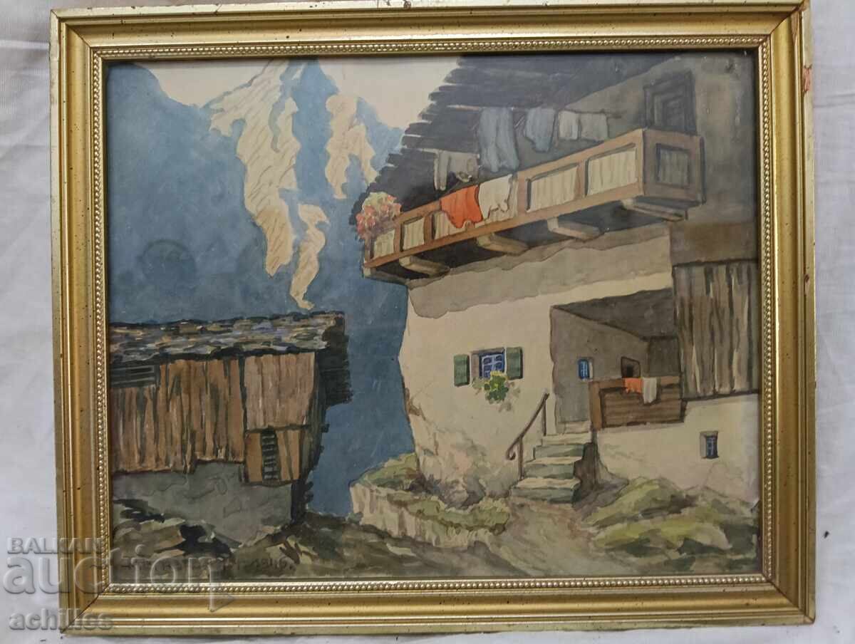 Old watercolor
