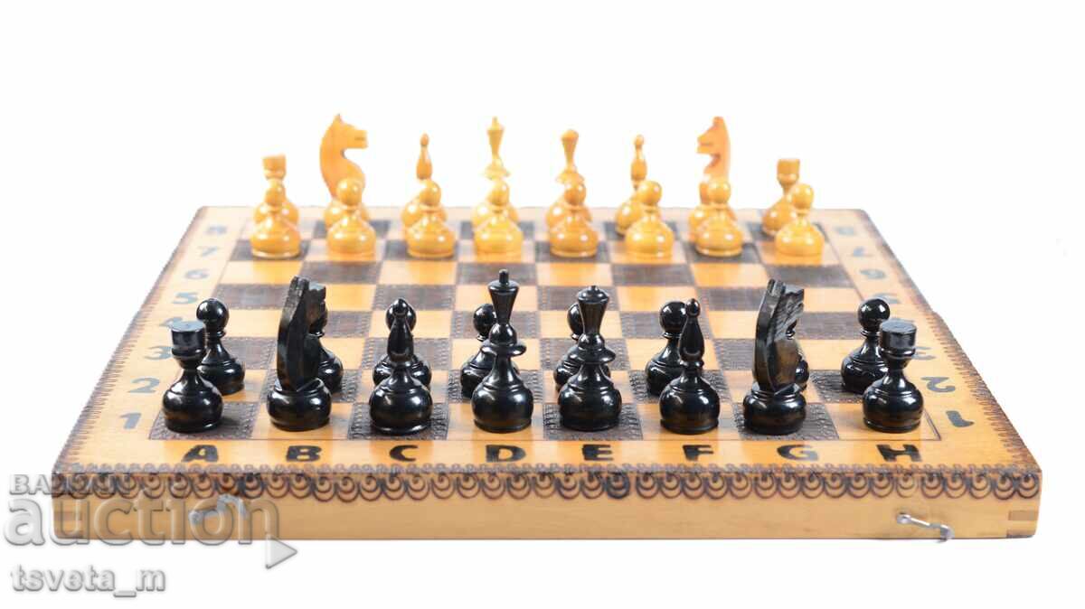 Wooden Chess and Backgammon 34 x 34 cm with price € 18.00 | 35.21 BGN Wooden Chess and Backgammon 34 x 34 cm with price € 18.00 | 35.21 BGN