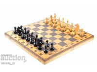 Wooden Chess and Backgammon 34 x 34 cm