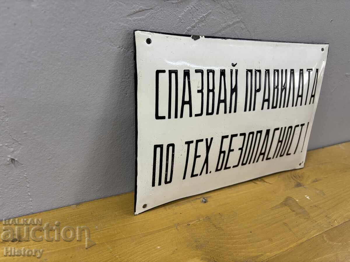 Licitație Placa emailata