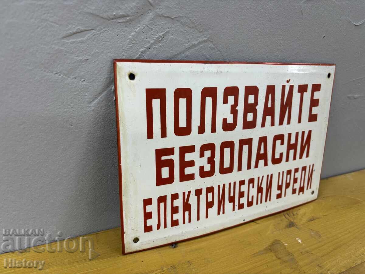 Licitație Placa emailata