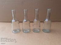 Old glass jugs, pitchers - 4 pieces
