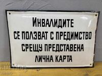 Placa emailata