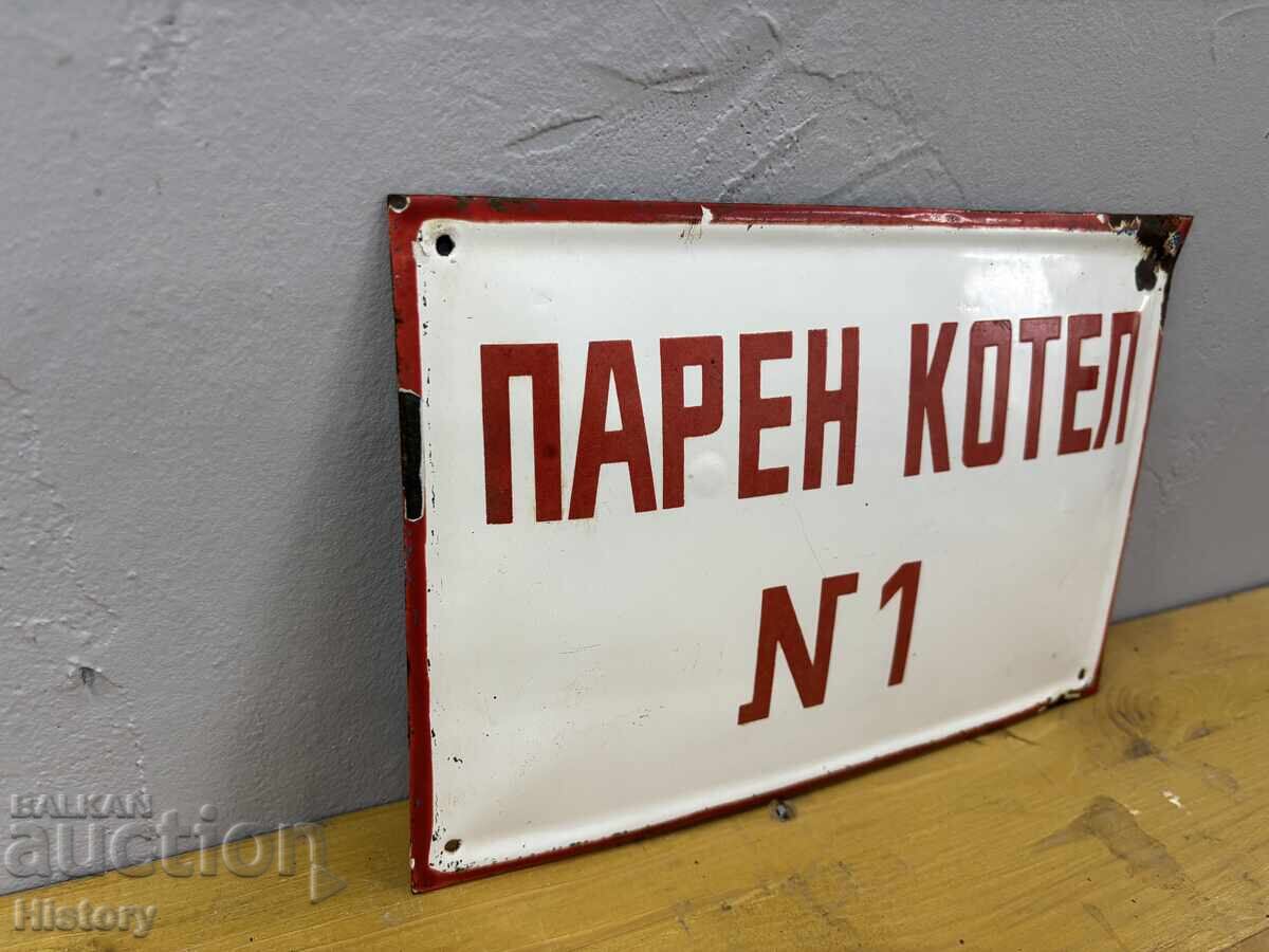 Licitație Placa emailata