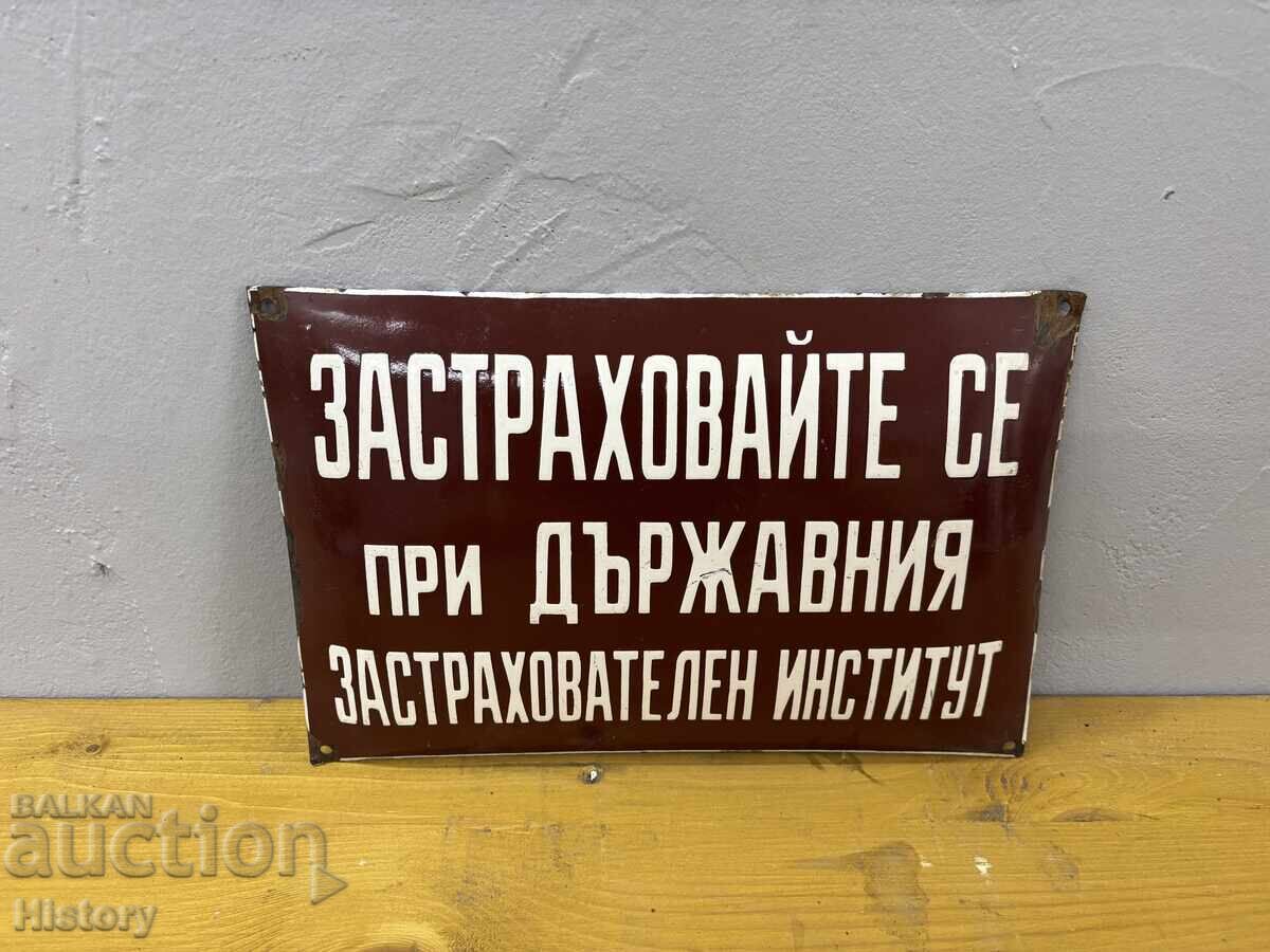 Placa emailata