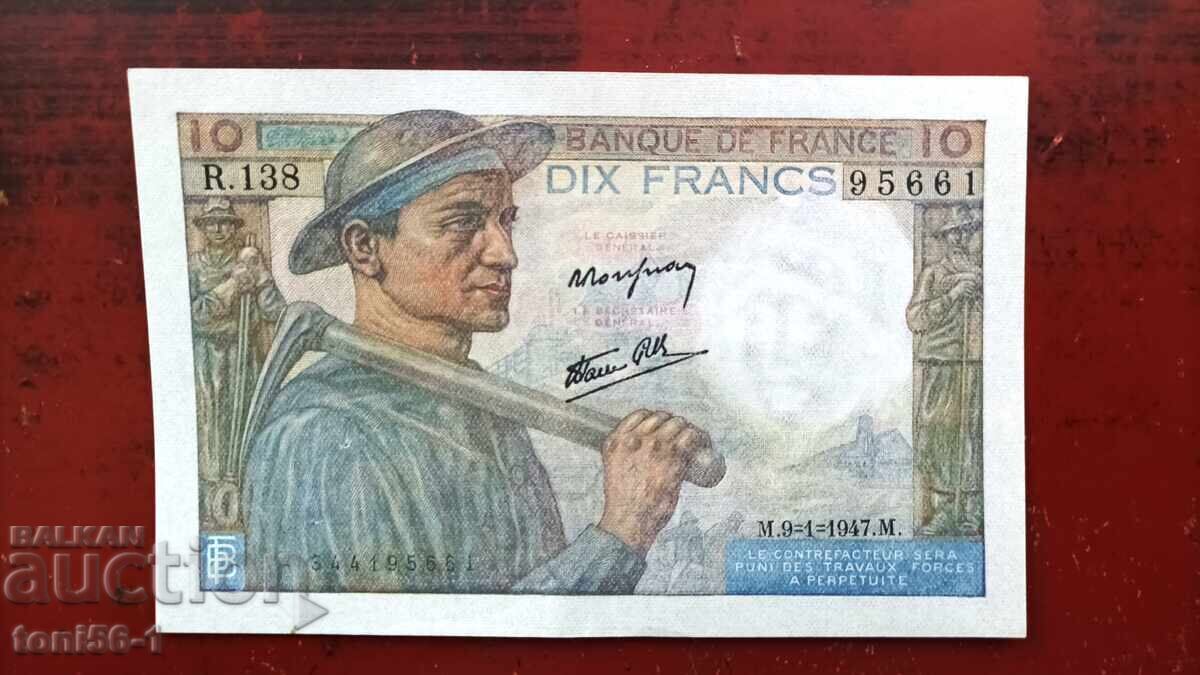 Franța 10 franci 1943 Franța 10 franci 1943