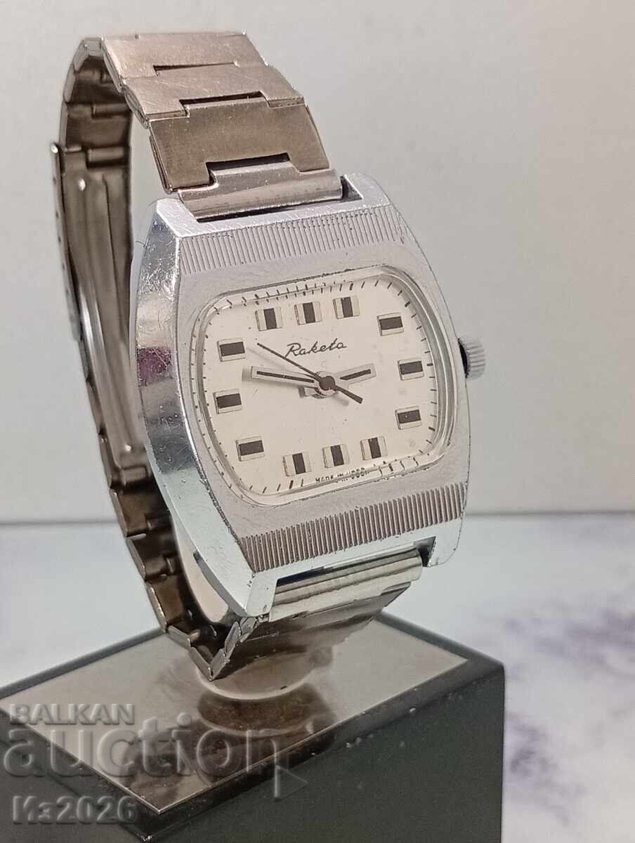 Ceas rusesc bărbătesc de mână RAKETA Televizor