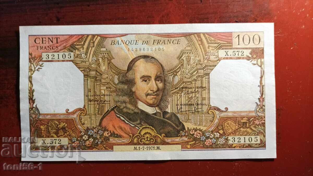 Franța 100 franci 1971