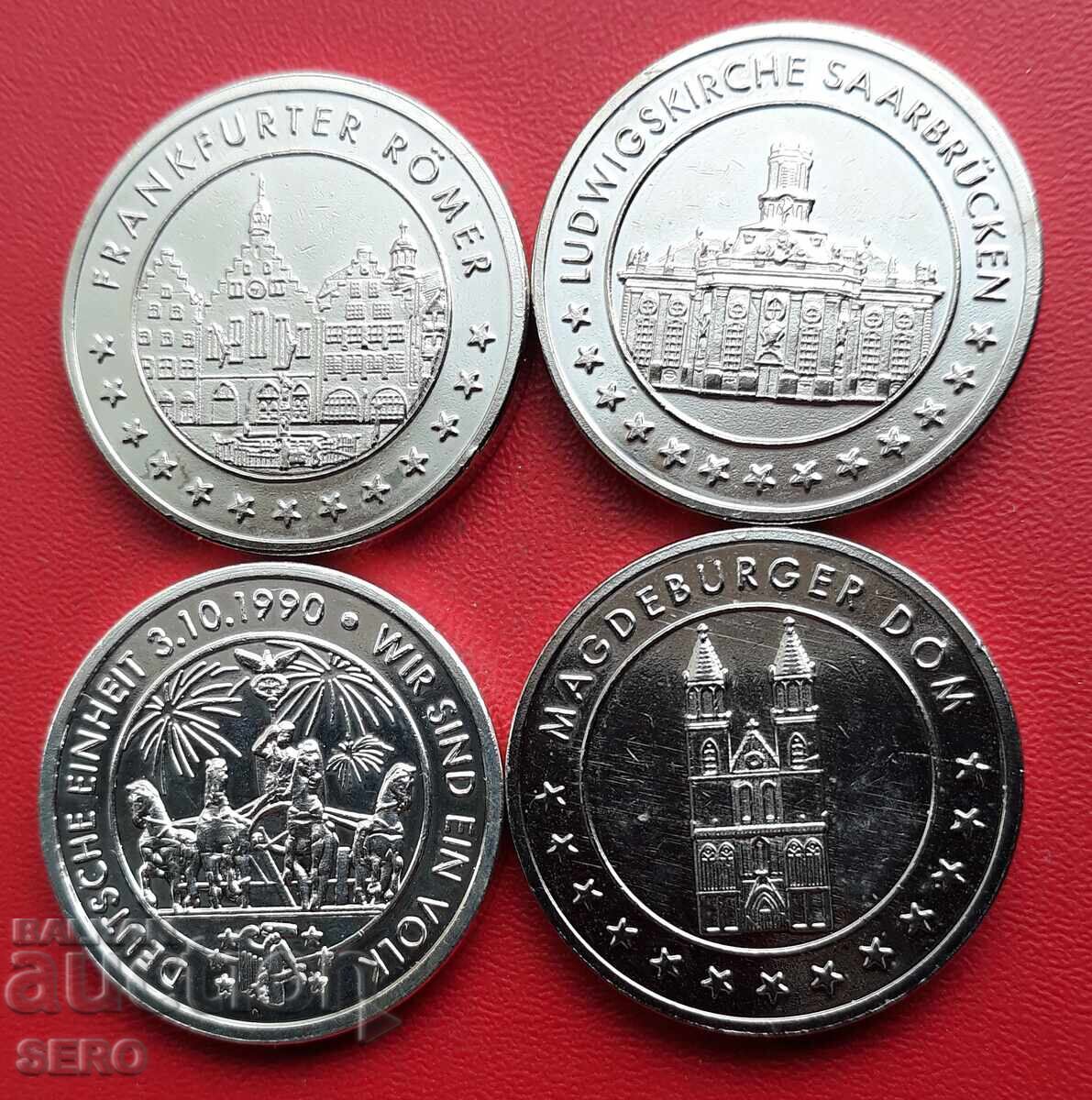 Germany-lot of 4 medals with price € 2.01 | 3.93 BGN