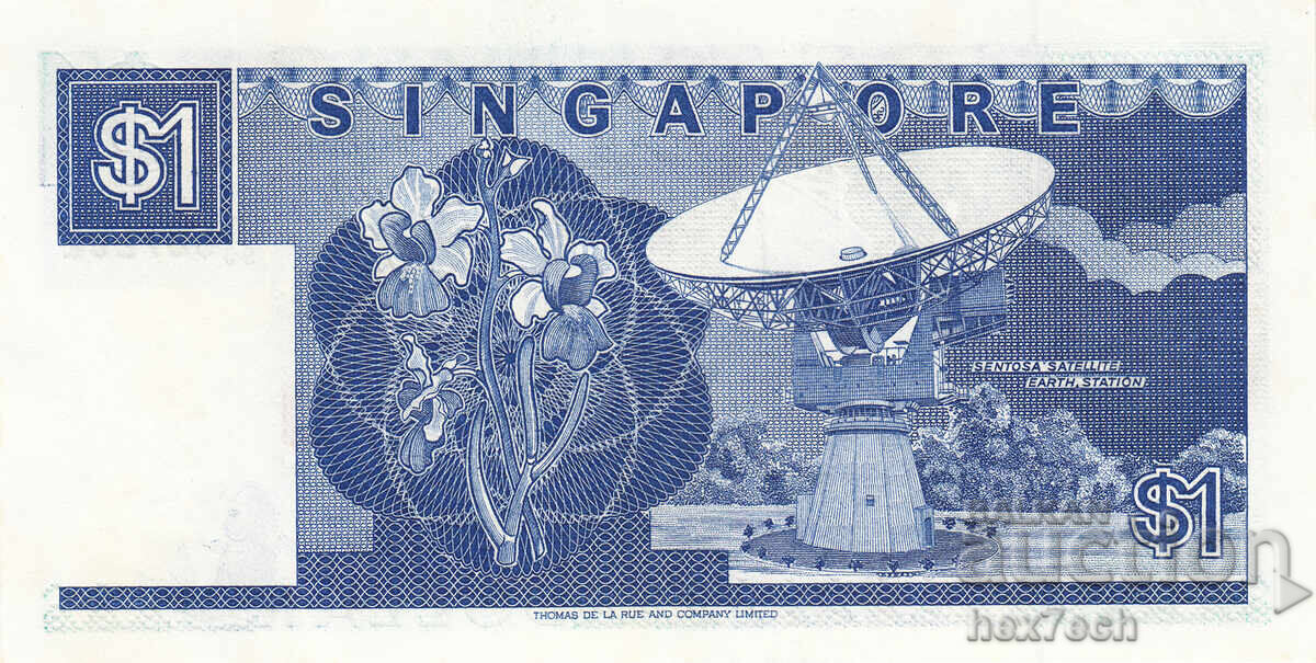 Аукцион ❤️ ⭐ Сингапур 1987 1 долар UNC нова ⭐ ❤️