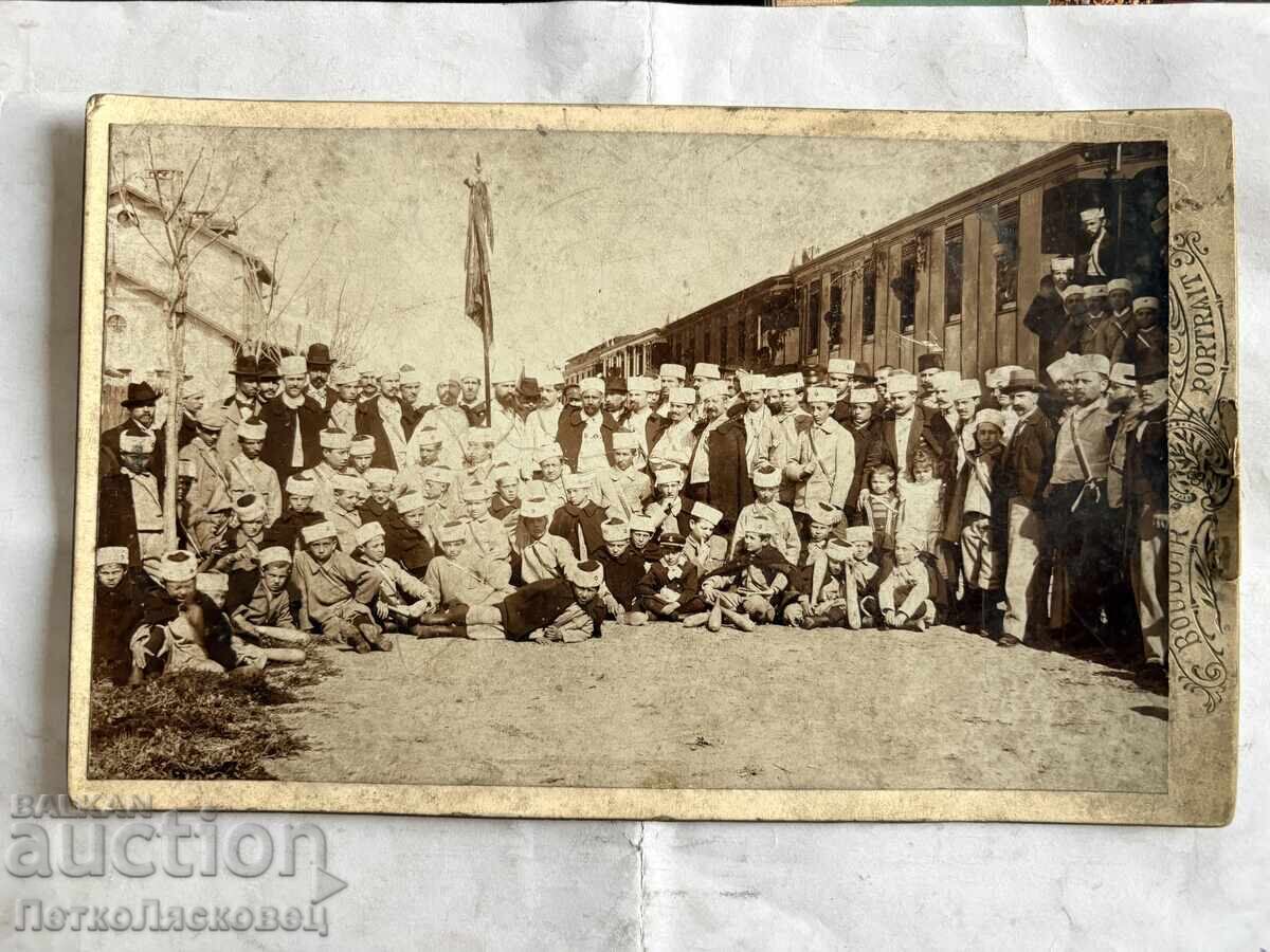 Стара снимка картон Кутинчев  1900 г.