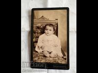 Fotografie veche pe carton Carlo Albrecht Varna