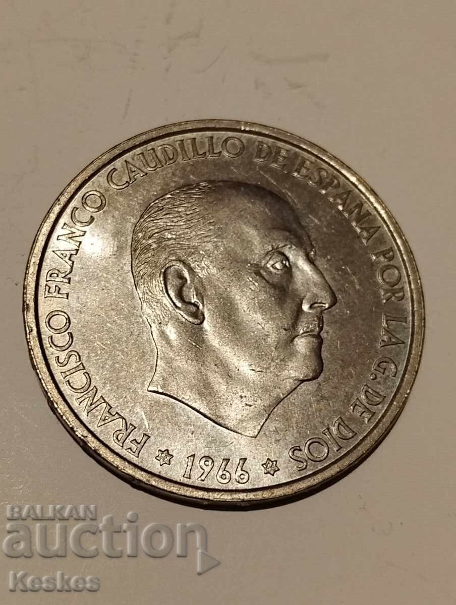 Испания 100 песети 1966г. Испания 100 песети 1966г.