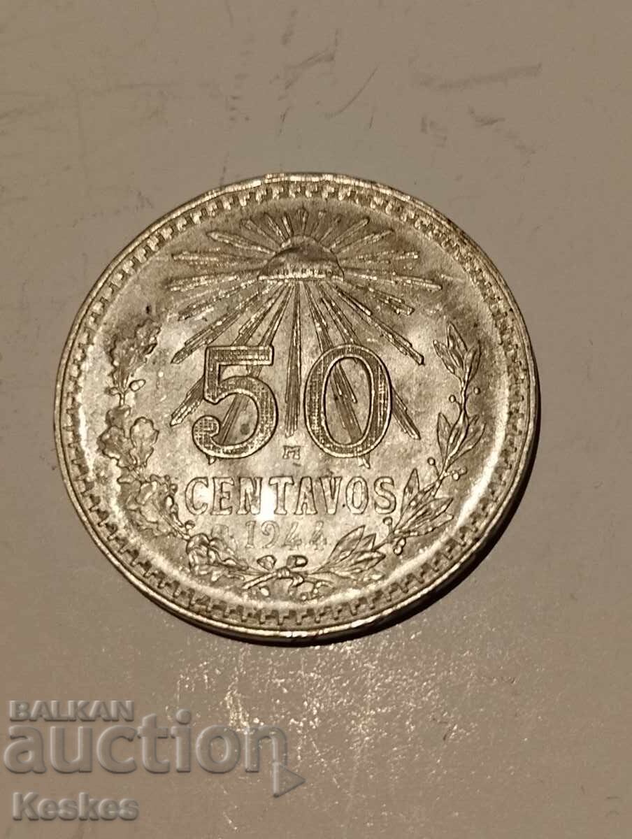 Μεξικό 50 σεντάβος 1944 - 7
