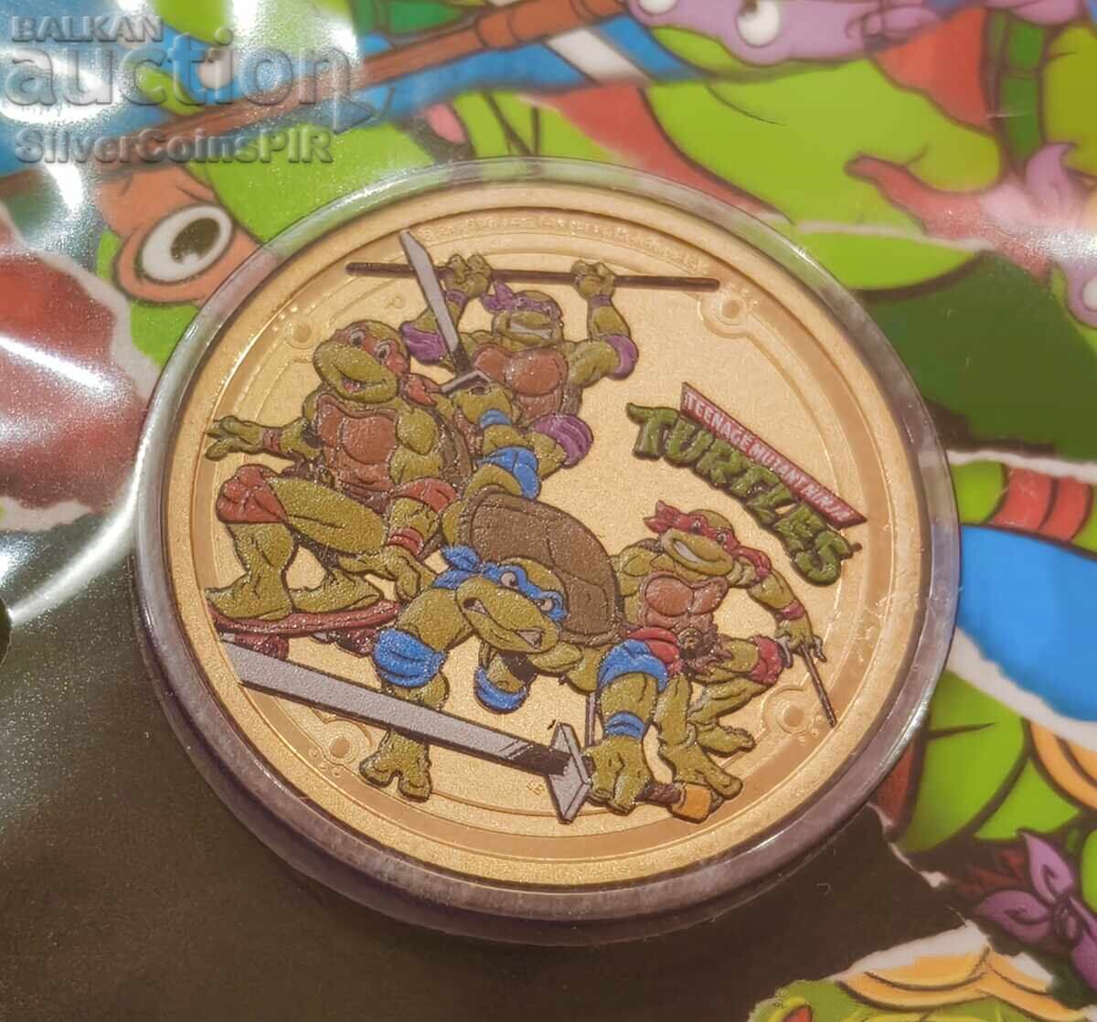 1 Dollar Honey Ninja Turtles 2025 Tuvalu with price € 13.00 | 25.43 BGN