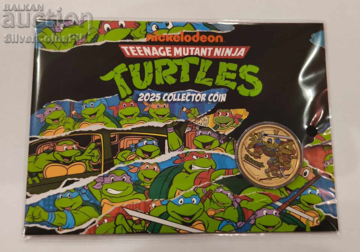 Auction  1 Dollar Honey Ninja Turtles 2025 Tuvalu