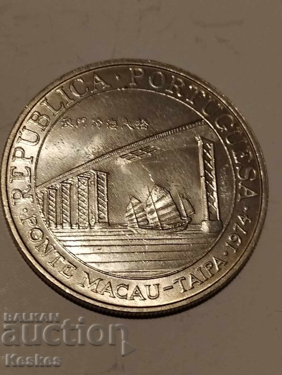 Portuguese Macau 20 Patacas 1974 with price € 40.00 | 78.23 BGN Portuguese Macau 20 Patacas 1974 with price € 40.00 | 78.23 BGN