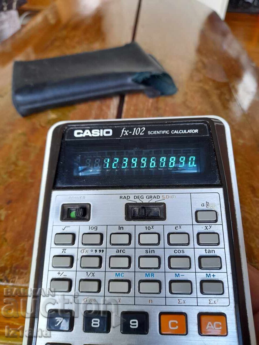 Vintage Casio Fx-102 calculator - 7