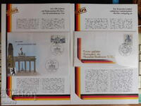 Plicuri numismatice Germania cu timbre, 2 bucăți