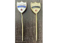 2411 Bulgaria two badges football club Spartak Varna