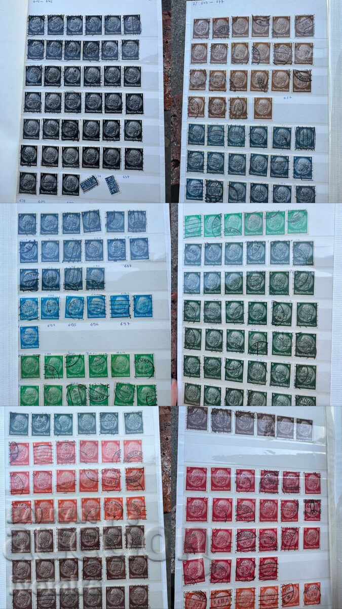 Голяма колекция германски пощенски марки в албум. Голяма колекция германски пощенски марки в албум.