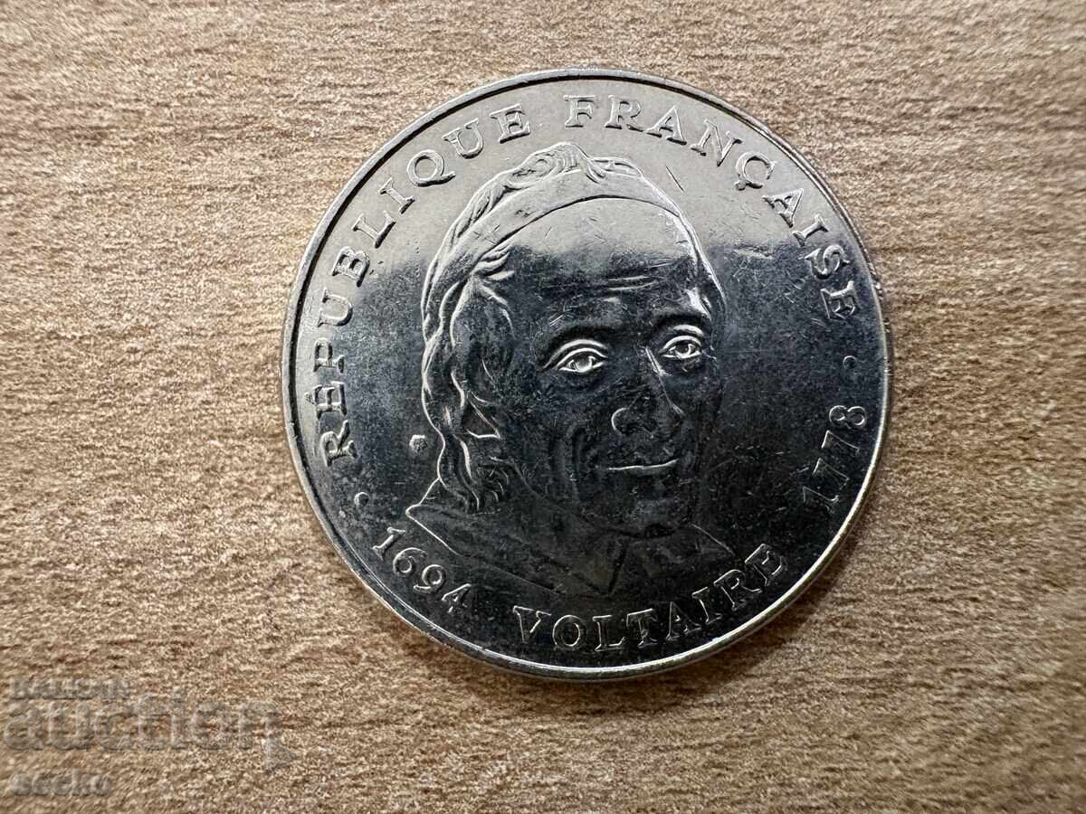 Франция - 5 франка (1994) - 300 г. от рождението на Волтер с цена € 1.20 | 2.35 лв. Франция - 5 франка (1994) - 300 г. от рождението на Волтер с цена € 1.20 | 2.35 лв.