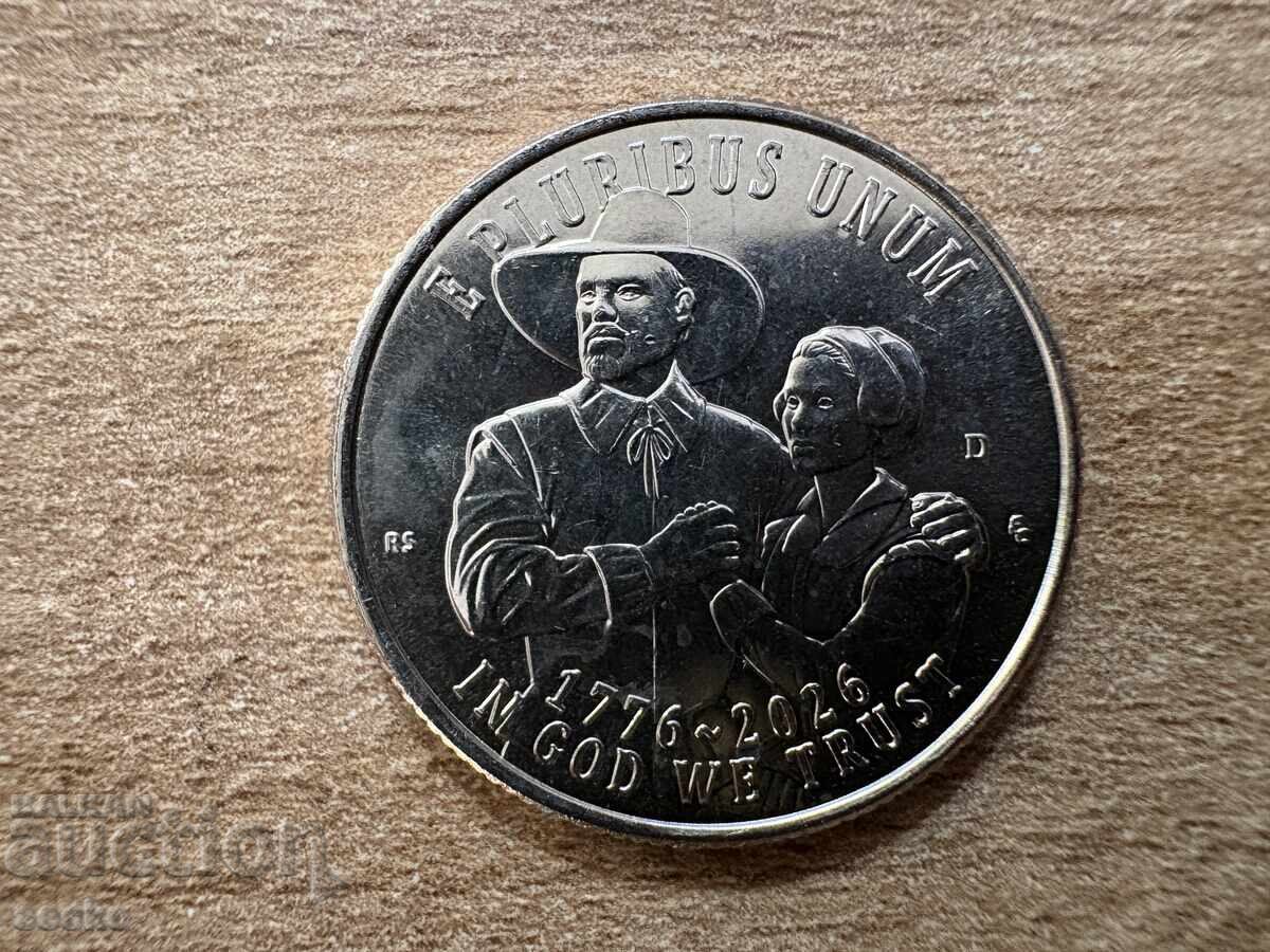 САЩ - 1/4 долар (2026) - D - 250th Anniversary - Mayflower с цена € 1.60 | 3.13 лв.