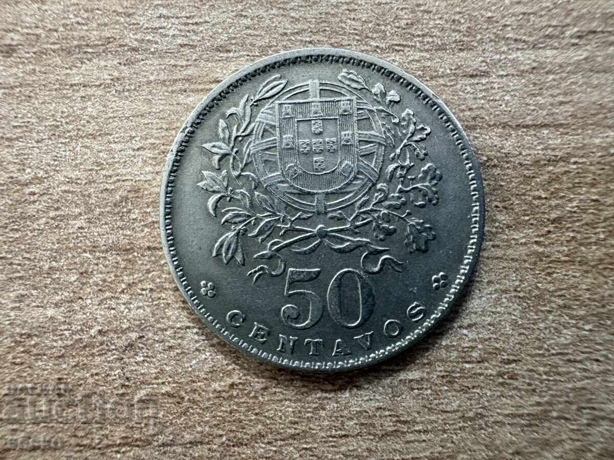 Португалия - 50 сентавос (1967) Португалия - 50 сентавос (1967)