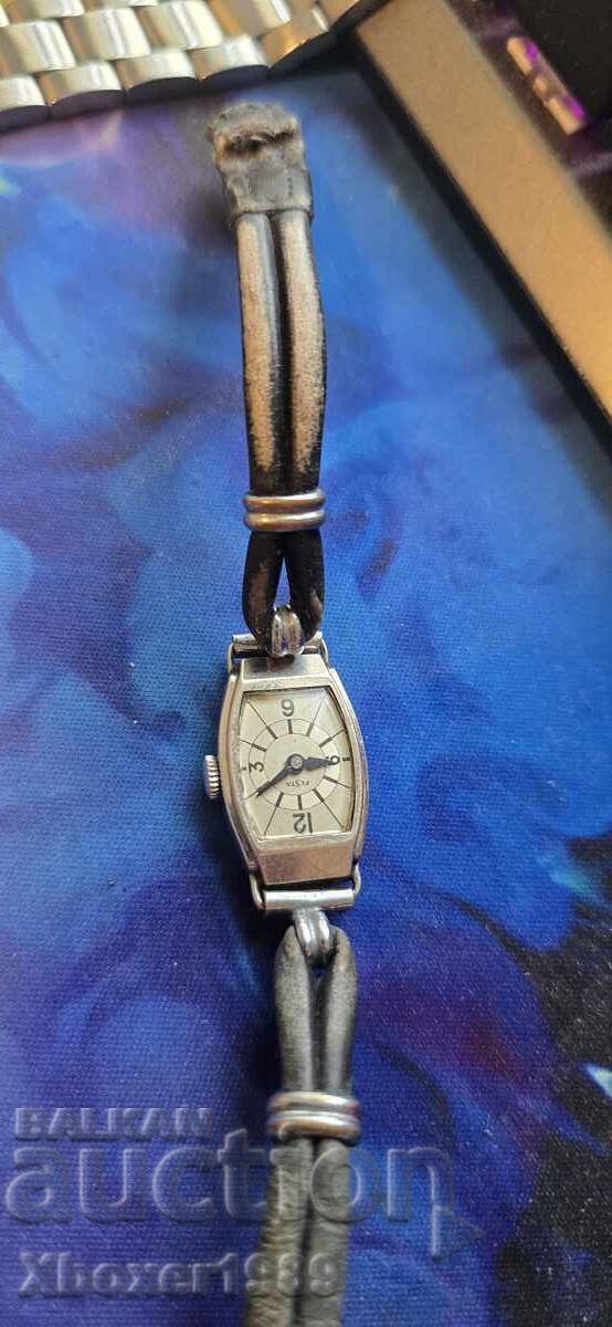Ceas mecanic de damă vintage FESTA – Art Deco, piesă rară