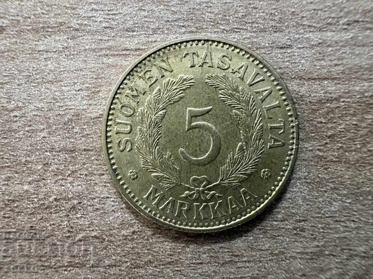 Finlanda - 5 mărci (1941)