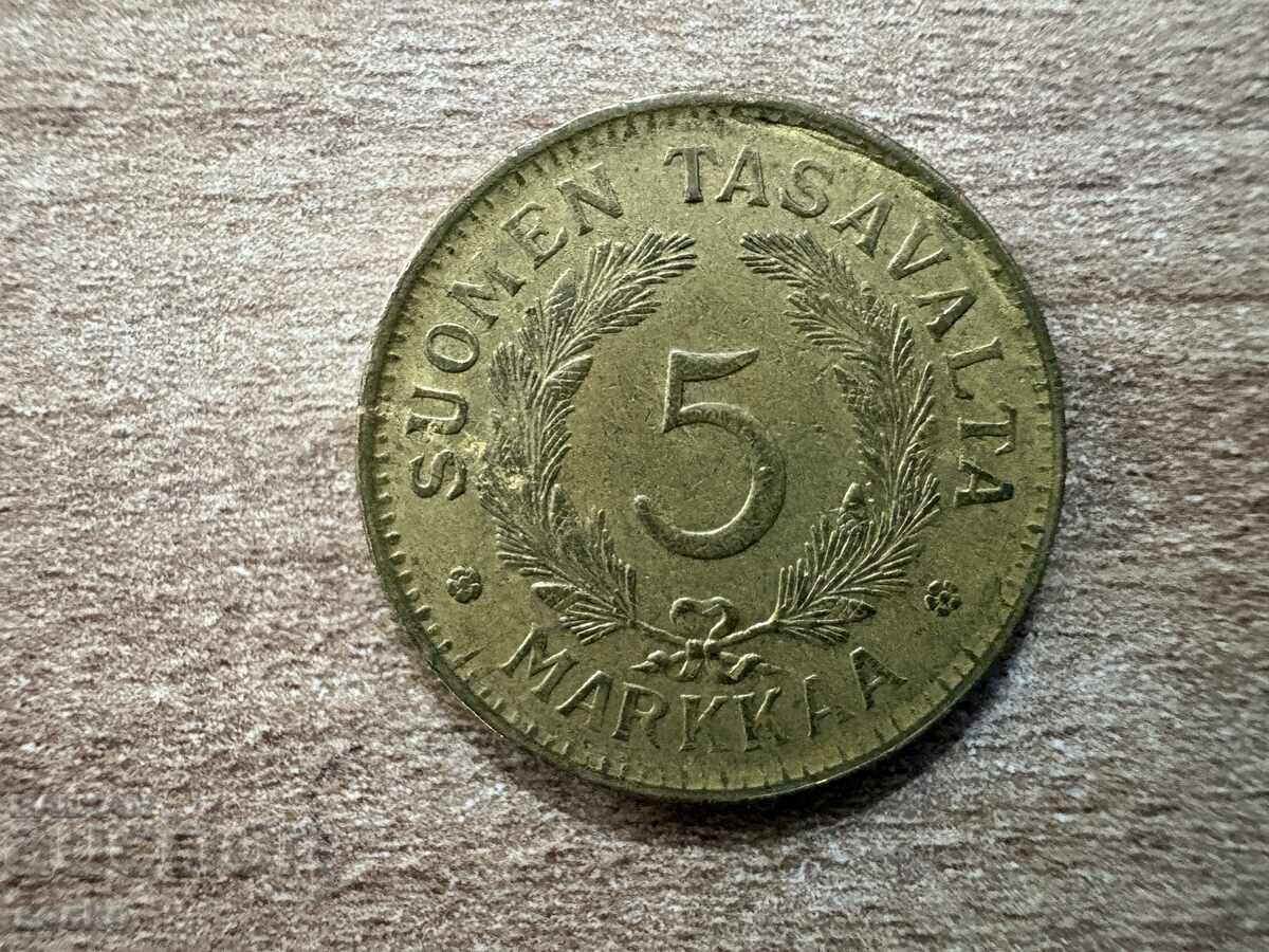 Finlanda - 5 mărci (1948)