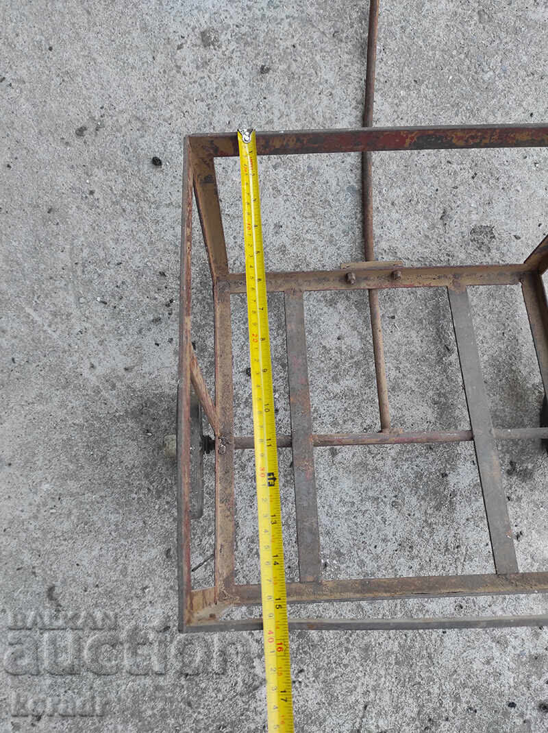 Auction  Heavy-duty transport trolley, - handmade
