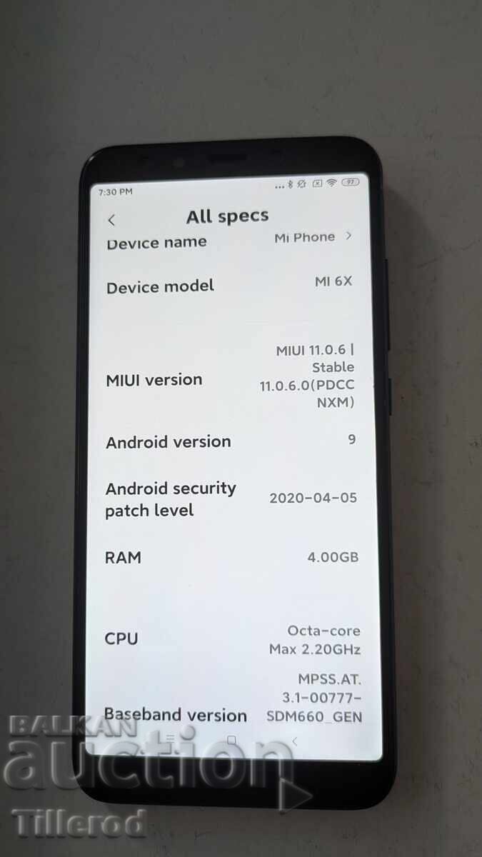 Livrarea Xiaomi Mi 6X + telefon bonus Fly (neverificat)
