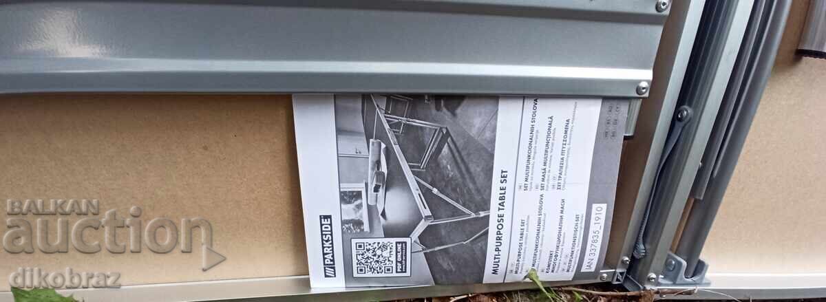 Πολυλειτουργικό τραπέζι 3 τεμαχίων PARKSIDE - Καινούργιο - 6
