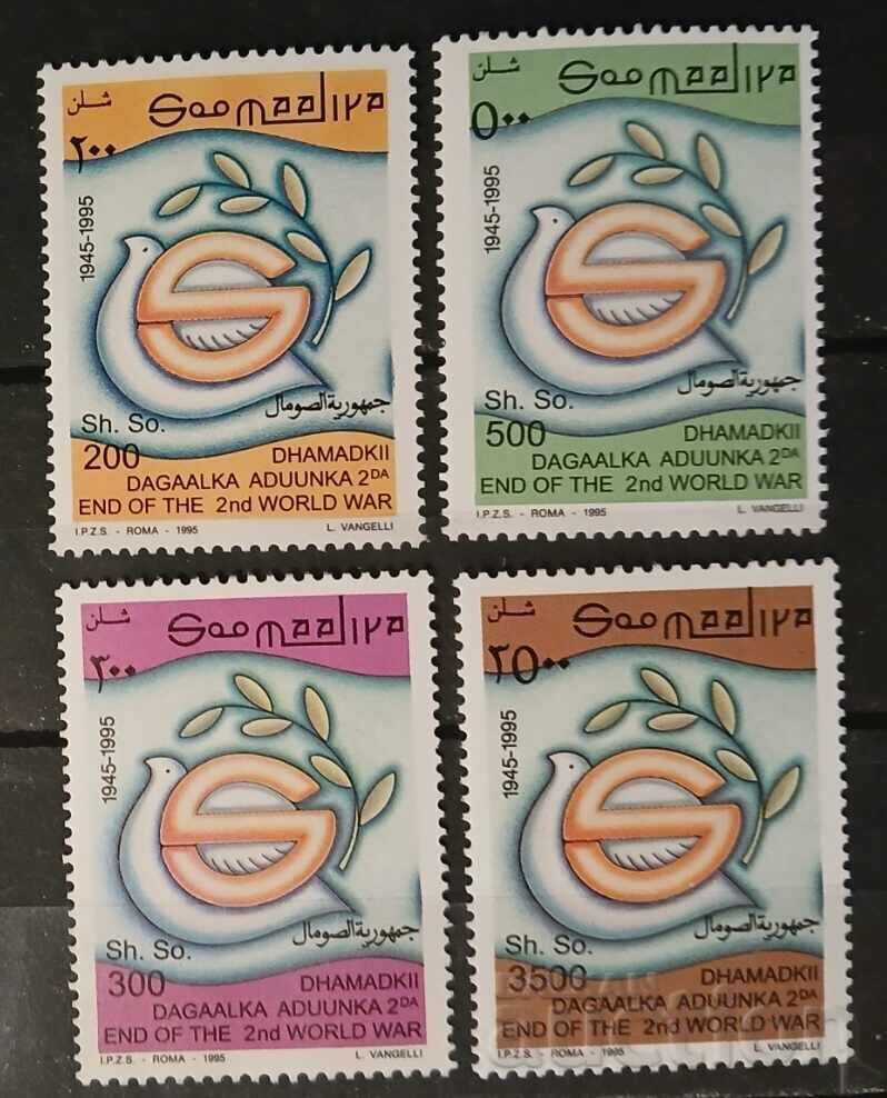 De la 1 cent Somalia 1995 Păsări 10€ MNH