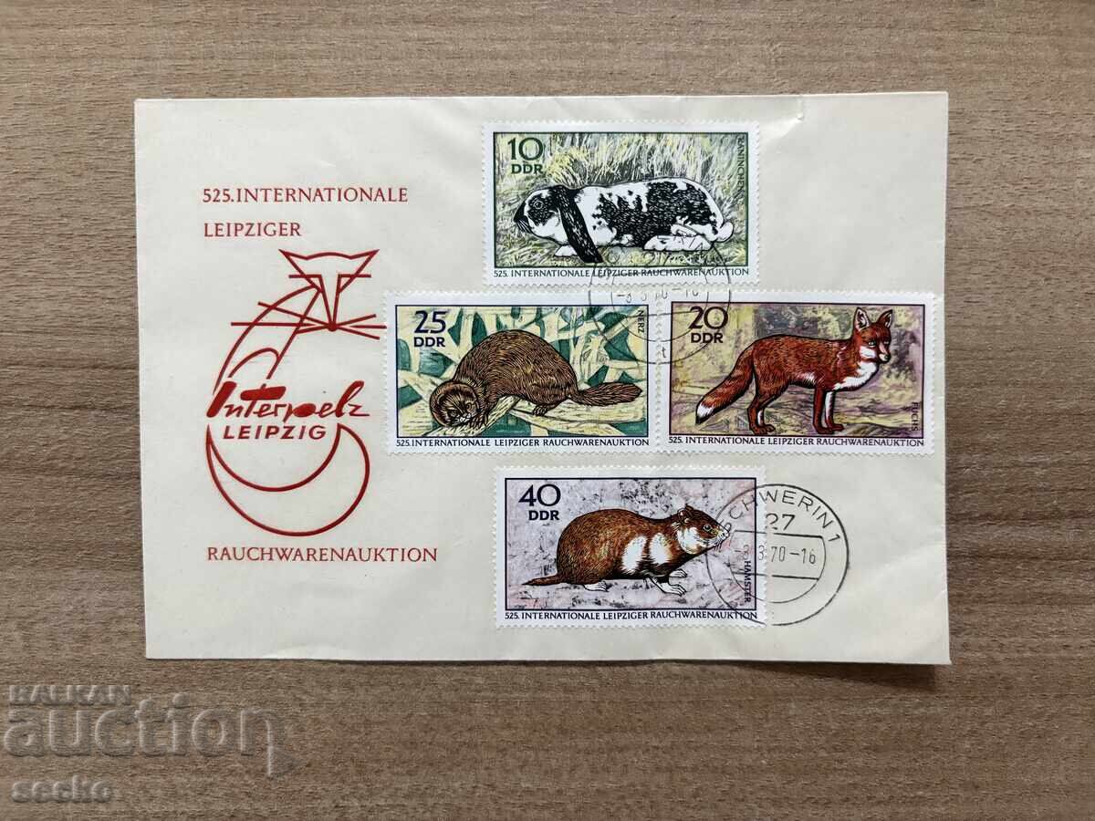 RDG - Plic prima zi - Licitație internațională de blănuri...(1970)