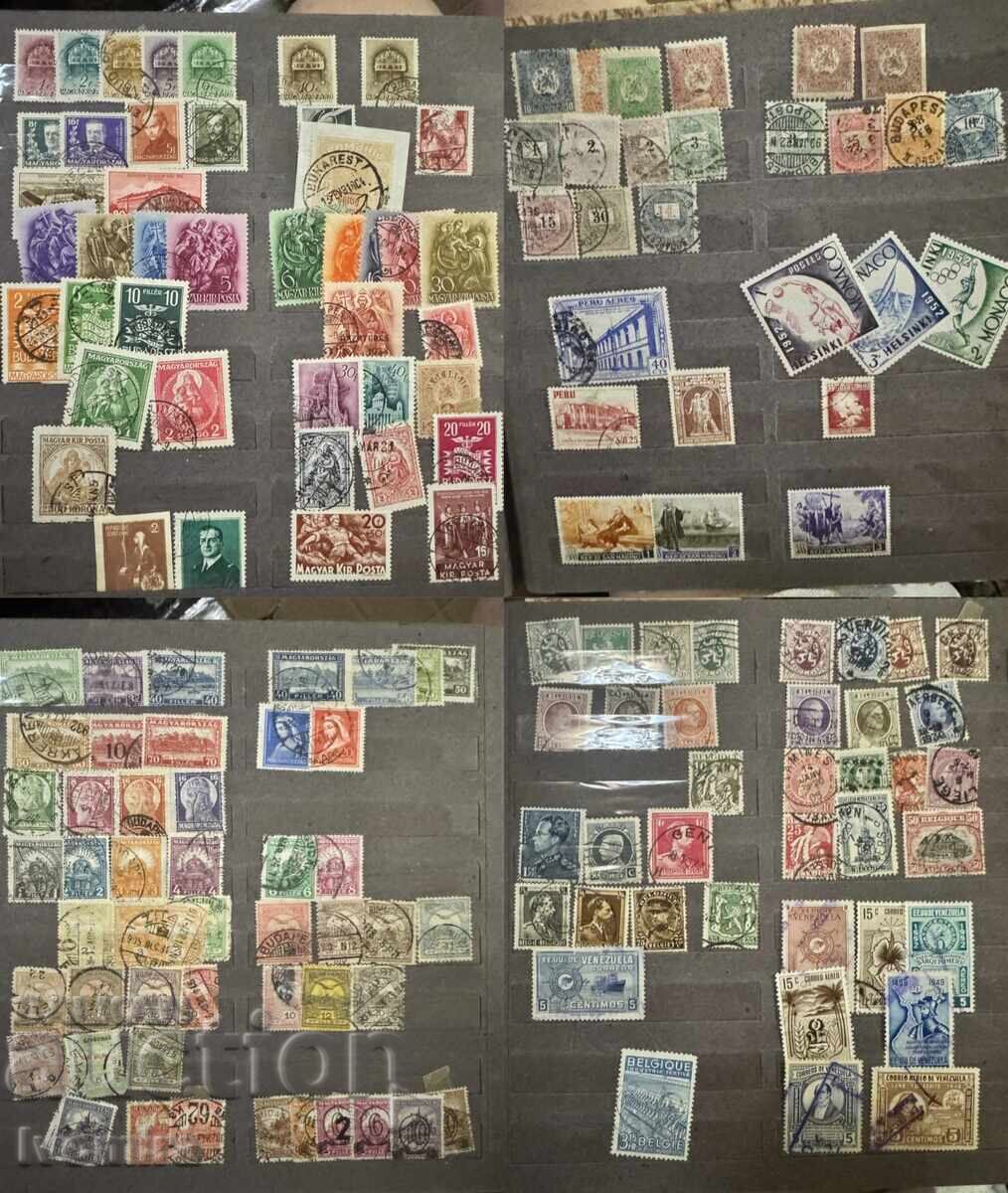 Licitație Colecție mare de timbre poștale vechi din diferite țări