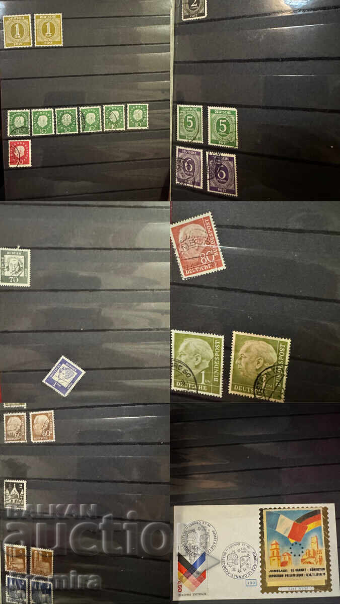 Colecție mare de timbre poștale vechi cu preț € 10.00 | 19.56 BGN
