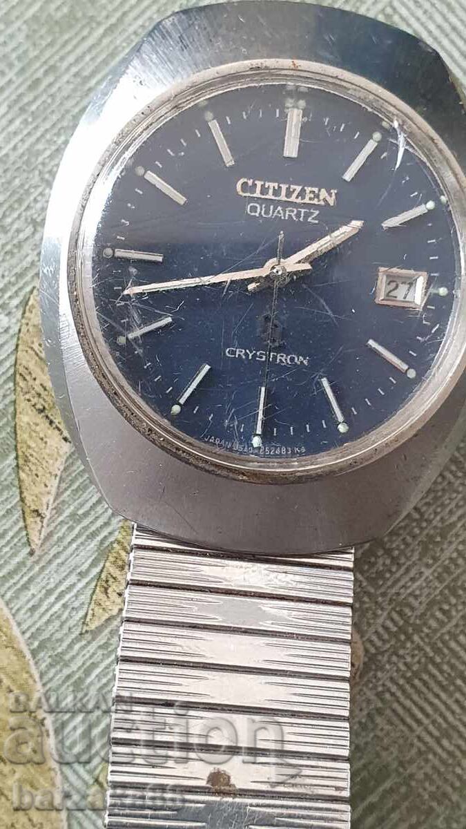 Ceas bărbătesc Citizen Crystron cu preț € 10.00 | 19.56 BGN Ceas bărbătesc Citizen Crystron cu preț € 10.00 | 19.56 BGN
