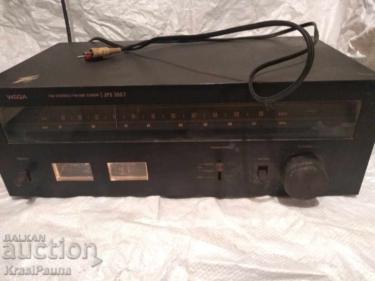Tuner stereo WEGA, fabricat în Japonia, JPS 350 T
