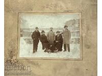 Old photo cardboard