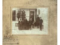 Old photo cardboard