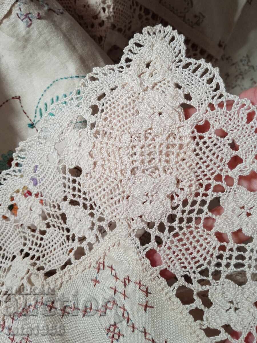 Livrarea Față de masă lucrată manual 164 * 125 cm vintage